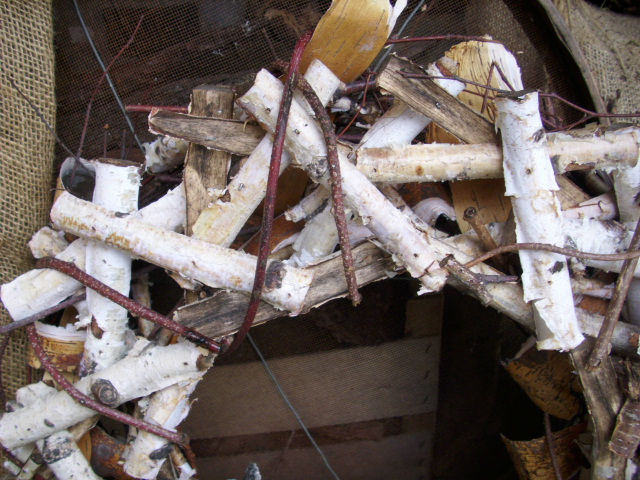Holzkranz natur 50cm birke weide türkranz dekokranz wandkranz